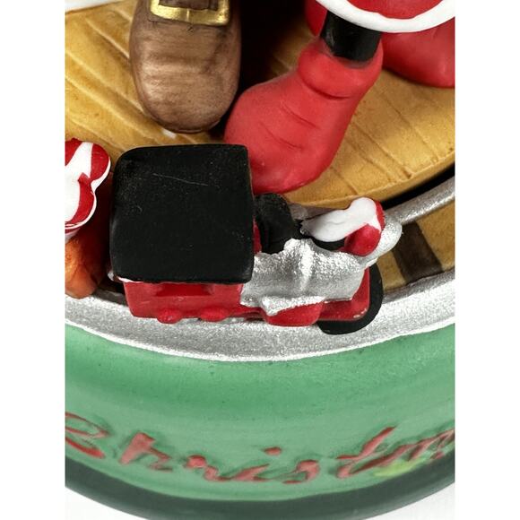 1993 MICKEY Christmas Musical SANTA HELPING HAND IN SANTA'S WORKSHOP Tested Work - Picture 5 of 6